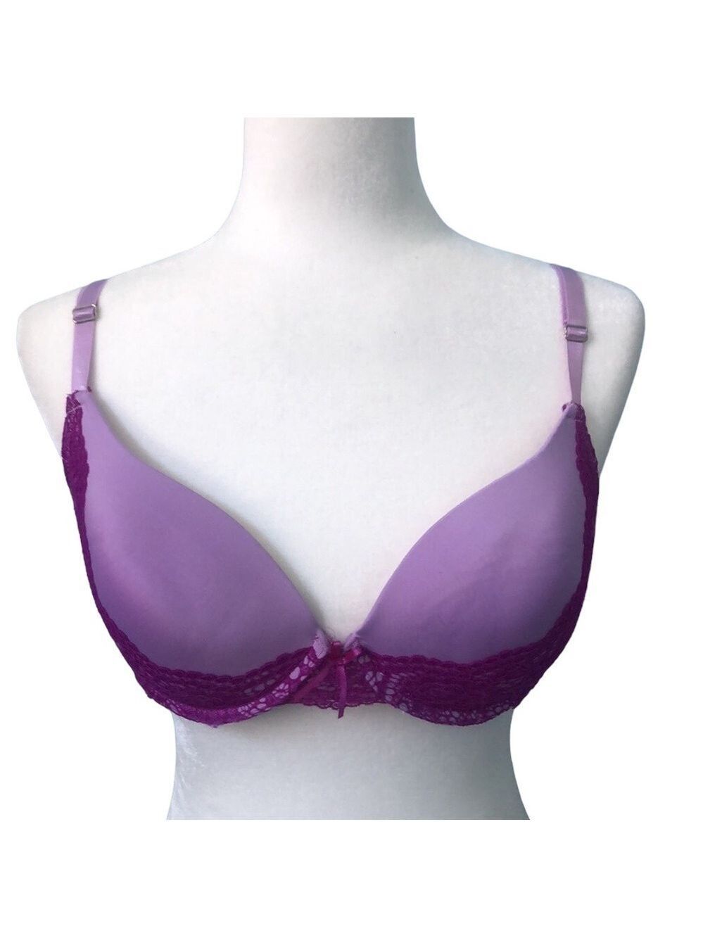 Isaac Mizrahi 3-Way Bra Lavender With Lace Size 36D NWT